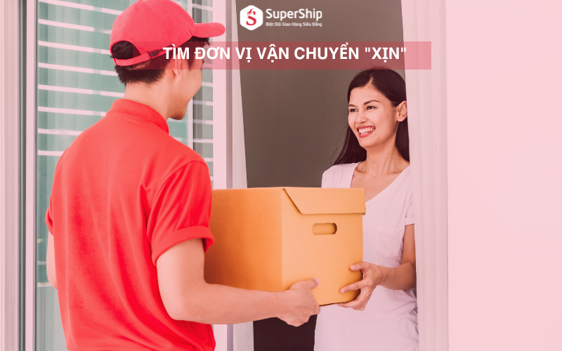 Quy trình bán hàng Online cần tìm đơn vị vận chuyển xịn